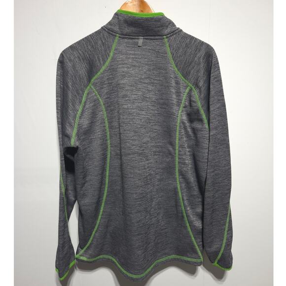 Arctic Cat Riders Club Men's Gray & Green Full Zip Fleece Jacket Size XL - Picture 2 of 9